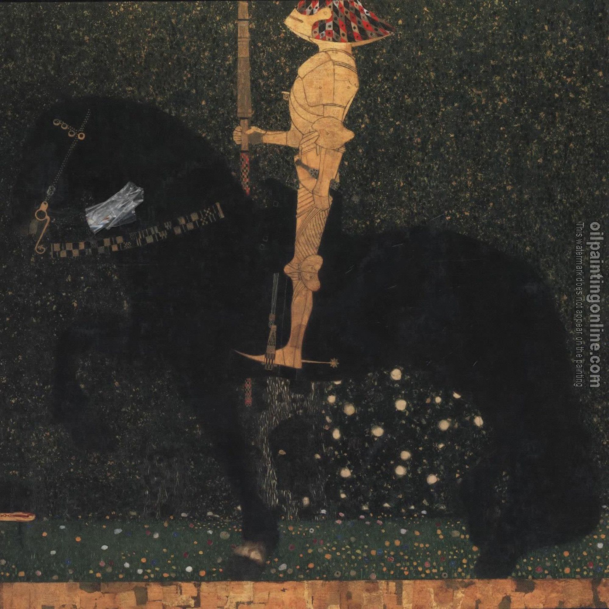 Klimt, Gustav - The Golden Knights